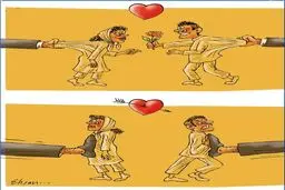 کاریکاتور/ عشق و عاشقی با گروه فشار!