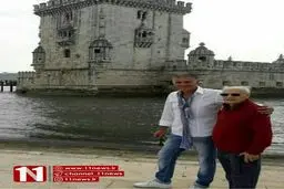 تصویری از کارلوس کی‌روش در کنار پدرش