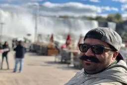 سلفی بامزه بهنام بانی در کانادا + عکس