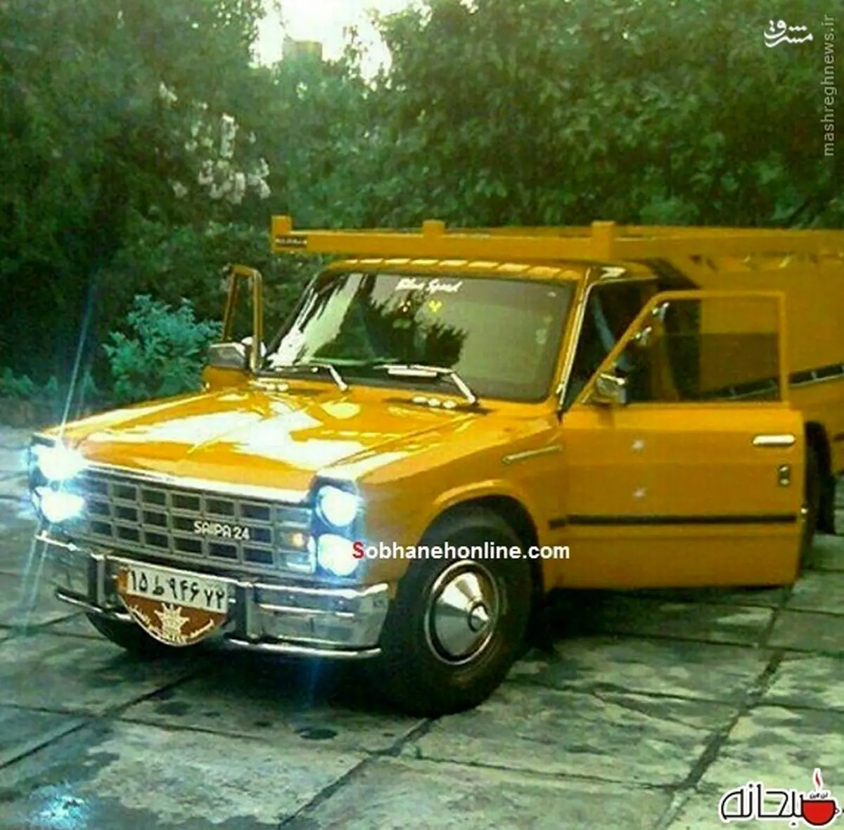 عکس/ خاص‌ترین نیسان وانت موجود در ایران