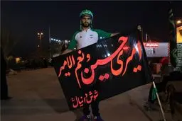 زائر اسکیت سوار اربعین هم از راه رسید /عکس