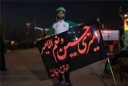 زائر اسکیت سوار اربعین هم از راه رسید /عکس