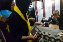 تصاویر صف عبور زائران اربعین از مرز شلمچه