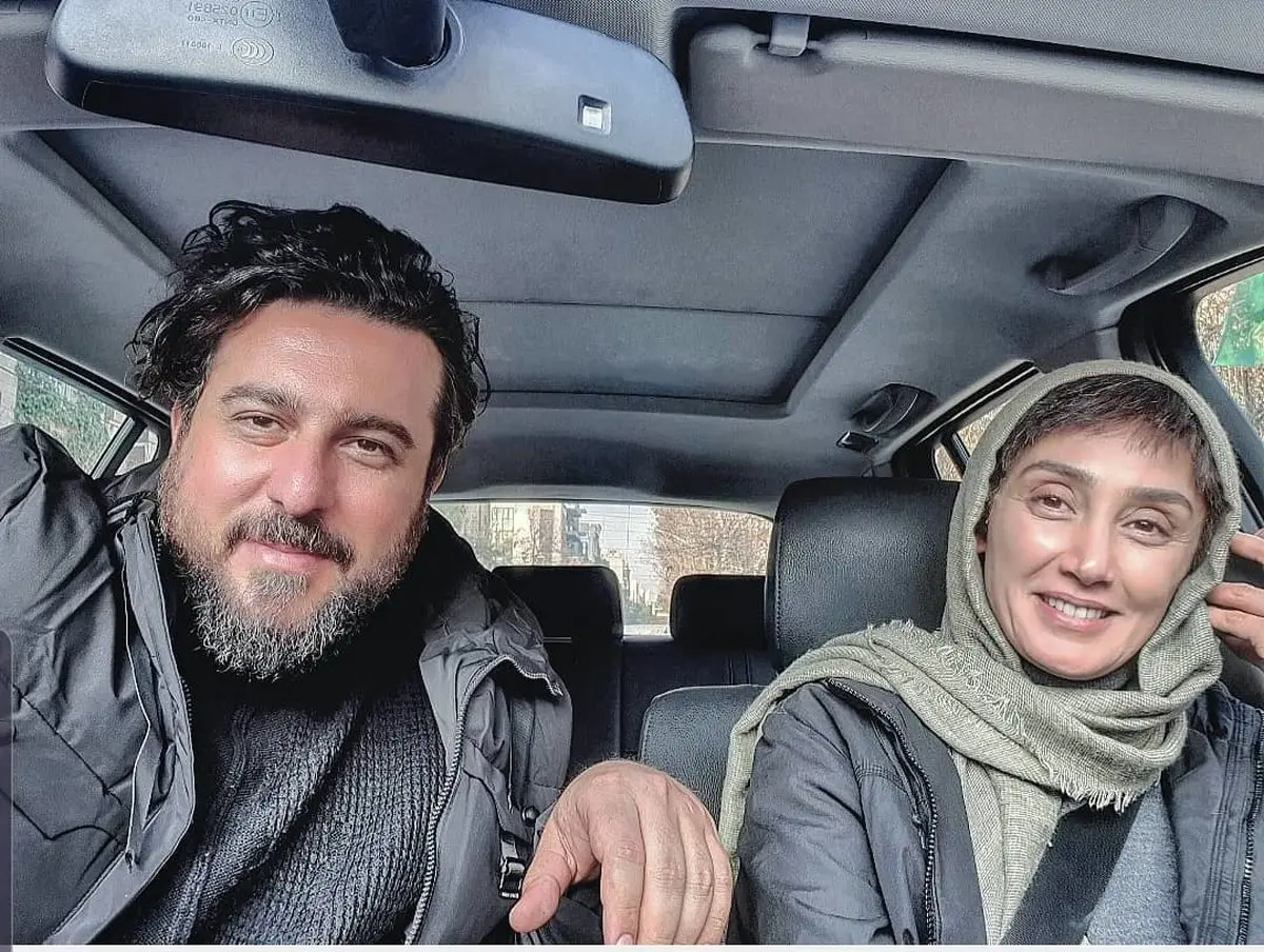 عکس جالب محسن کیایی و هدیه تهرانی در پشت صحنه همگناه