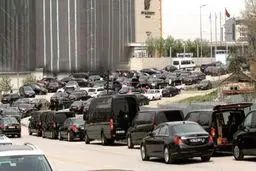 500 بنز برای کاروان شاه سعودی!/ عکس