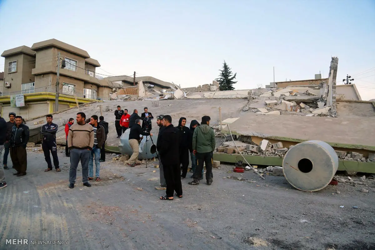 تصاویری از خسارات زلزله در اقلیم کردستان عراق