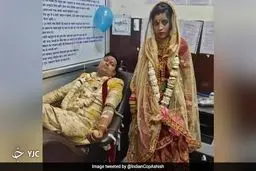 اقدام تحسین برانگیز عروس و داماد در روز عروسی