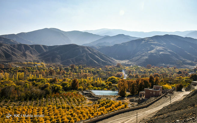 عکس / پاییز رنگ‌ها در روستای سیرچ از توابع استان کرمان