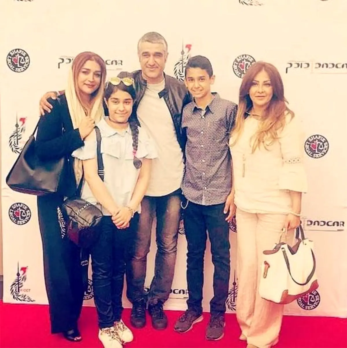 پژمان جمشیدی با خواهر و خواهر زاده اش در تورنتو کانادا