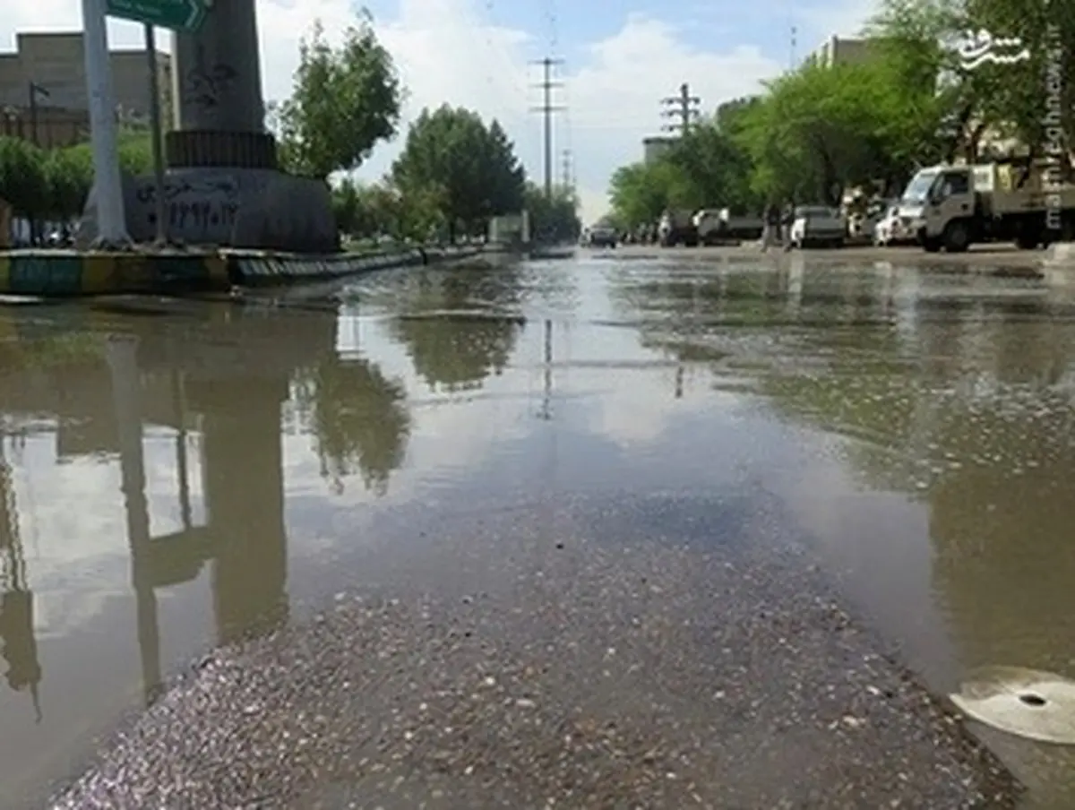 بارش باران آسمان خاکستری اهواز را شست/تصاویر