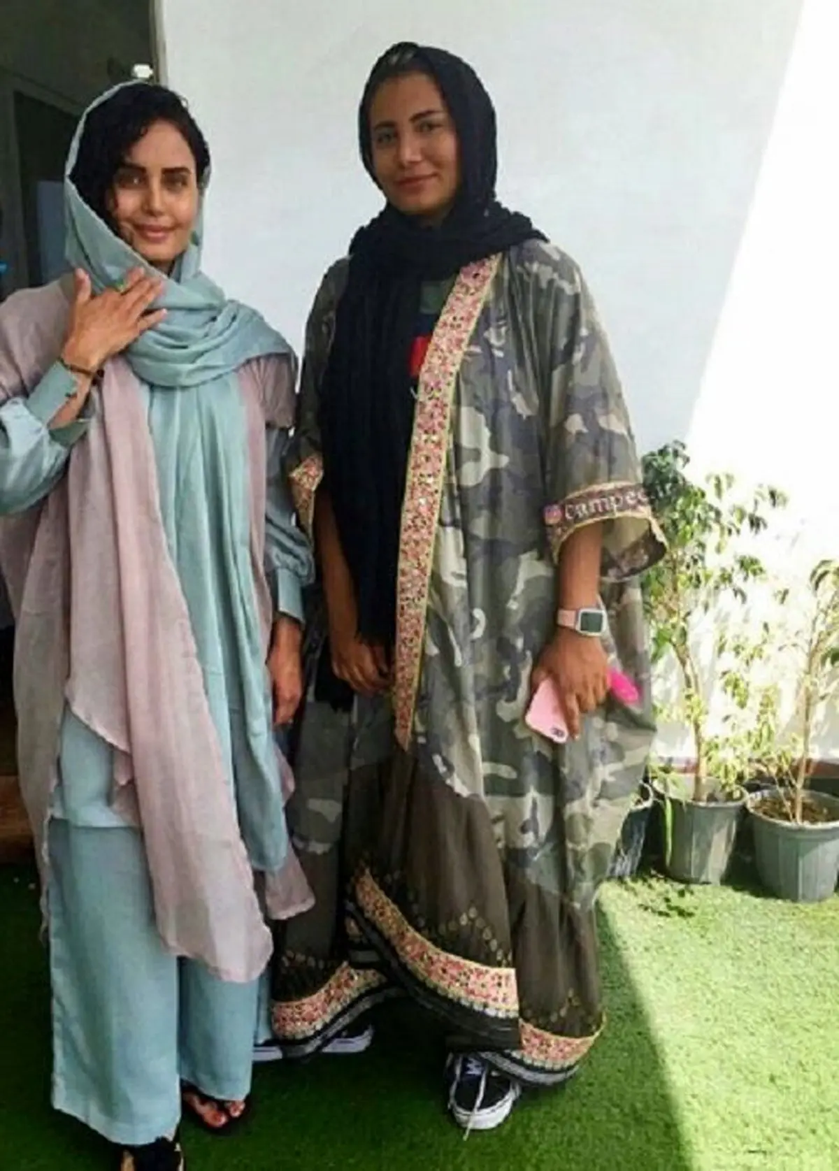 پوشش متفاوت الناز شاکردوست بعد از بهبودی /عکس