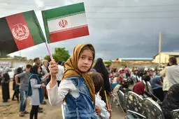 تصاویر/ جشن مردمی اتحاد ایران و افغانستان در شیراز