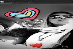 سلفی توماشینی سحر قریشی / عکس