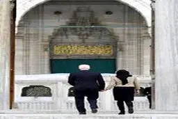 جو بایدن و همسرش در مسجد/ تصاویر