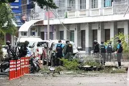 روایت تصویری از انفجار بمب در تایلند