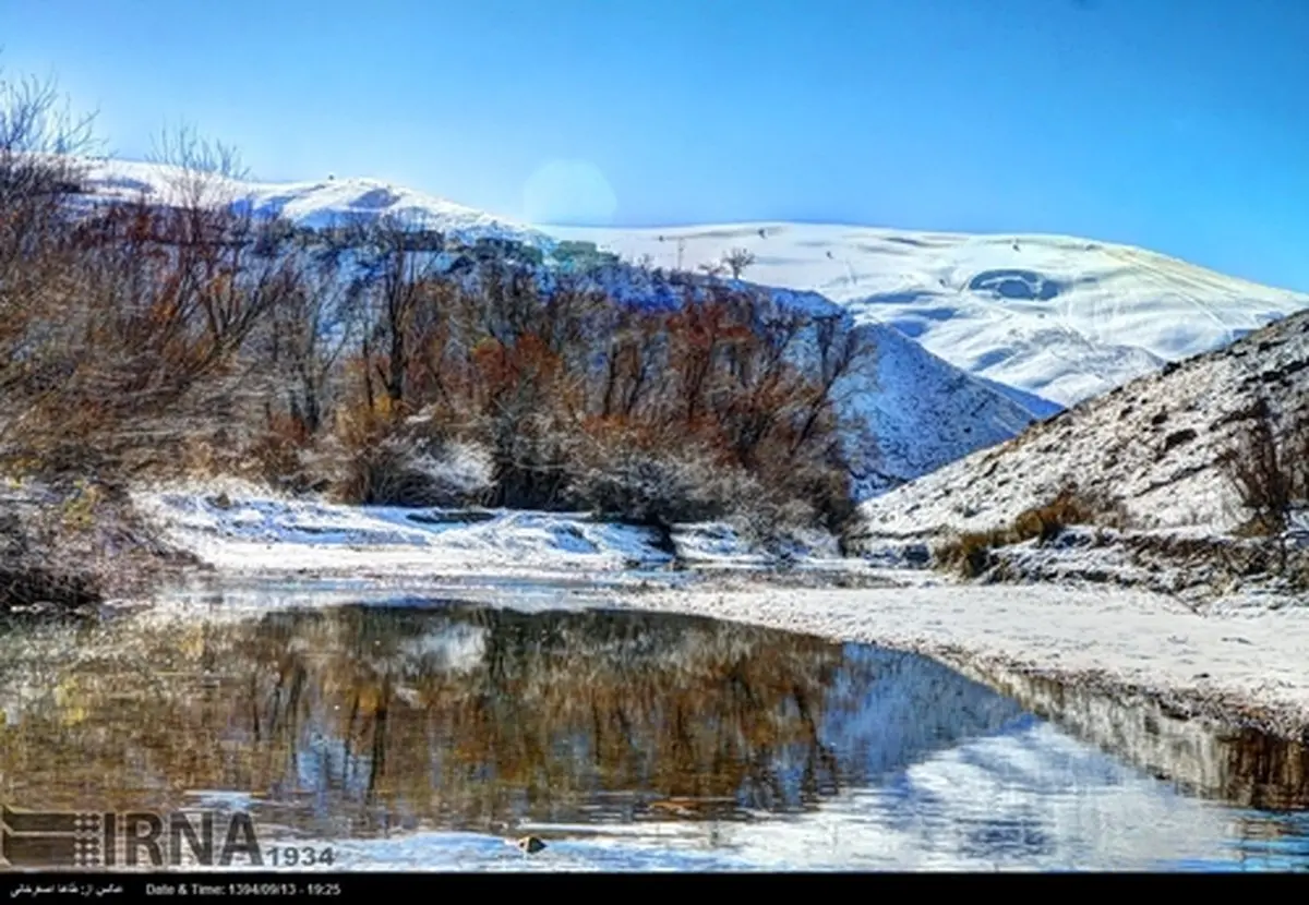 بارش اولین برف پاییزی در ارومیه/تصاویر