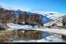 بارش اولین برف پاییزی در ارومیه/تصاویر