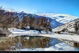 بارش اولین برف پاییزی در ارومیه/تصاویر