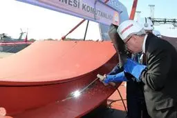 جوشکاری زیردریایی توسط اردوغان / تصاویر