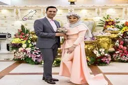 خانم بازیگر ازدواج کرد/عکس