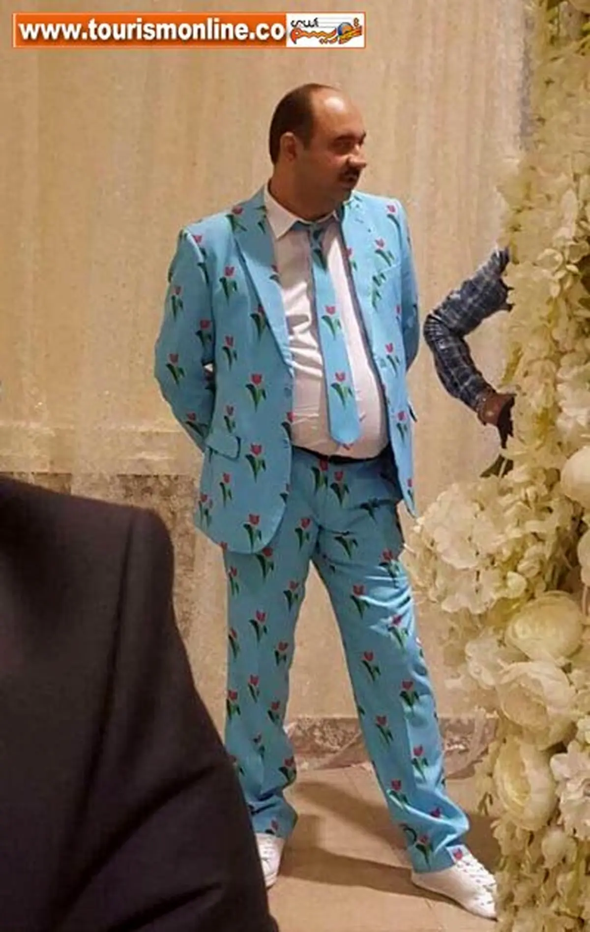 کت و شلوار عجیب داماد روس/عکس