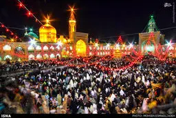 حال و هوای حرم امام رضا در آستانه سال نو به روایت تصویر