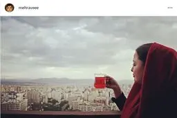 مهراوه شریفی نیا در انتظار هوای دل انگیز پاییز/عکس