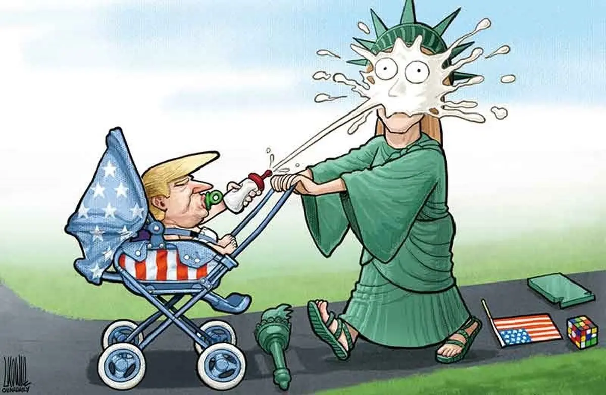 کاریکاتور/ نوزادی به نام ترامپ!