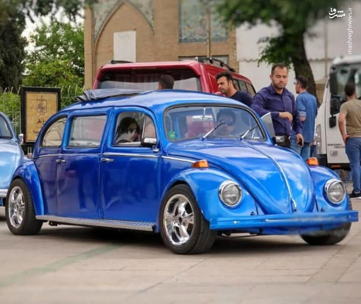 عکس/ فولکس قورباغه‌ای لیموزین در شیراز!