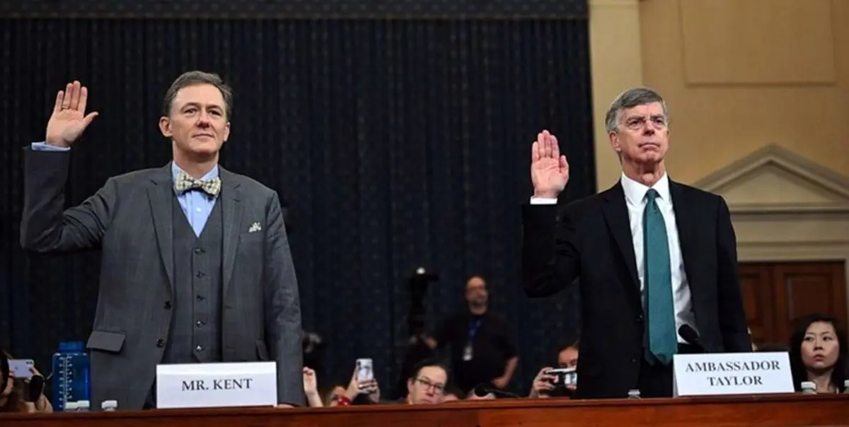 نخستین جلسه علنی تحقیقات استیضاح ترامپ / افشاگری‌های تازه‌ علیه پرونده موسوم به «اوکراین‌گیت»