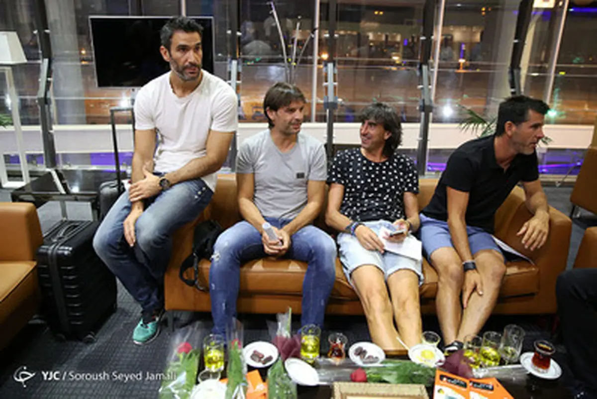 حواشی ورود ستارگان لالیگا به تهران/تصاویر