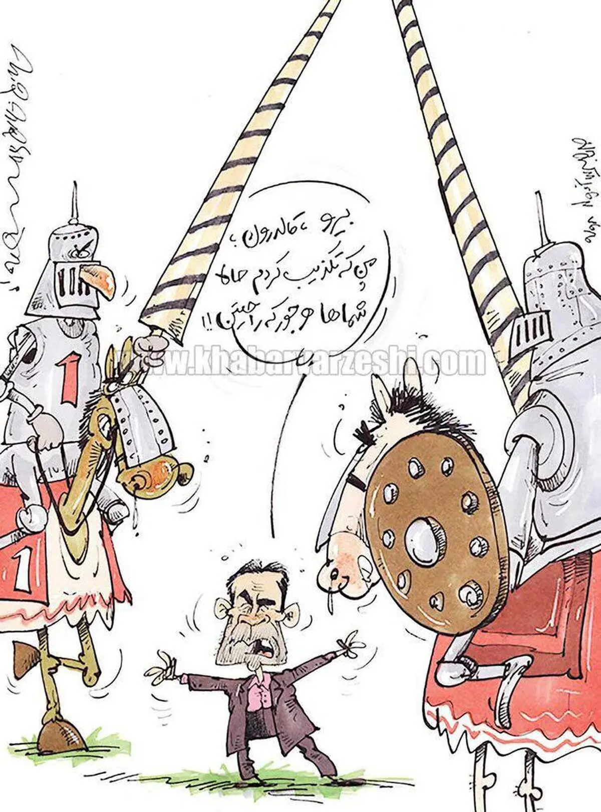 کاریکاتور / همه چیزو تکذیب می کنم!