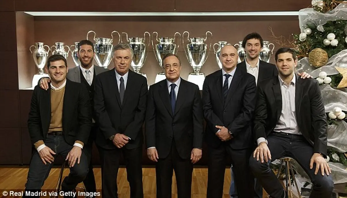 عکس مشترک ستاره هاي باشگاه رئال/عکس