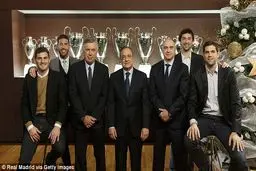 عکس مشترک ستاره هاي باشگاه رئال/عکس