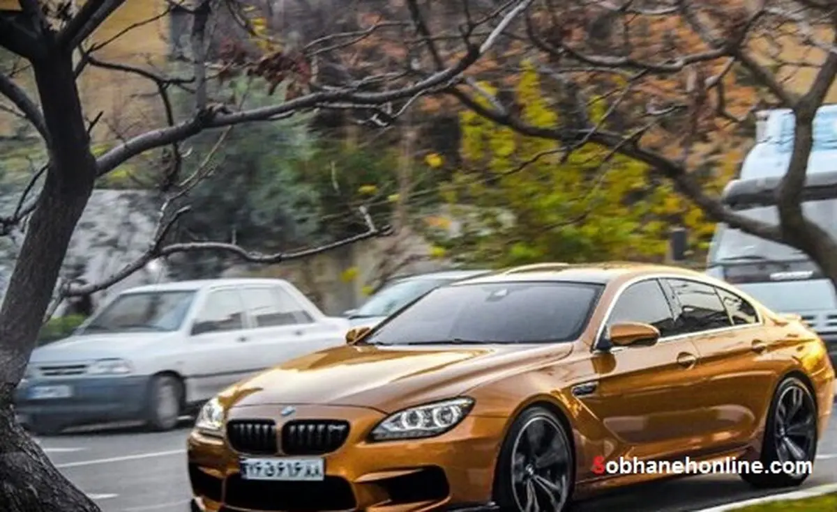 عکس/ رنگ ویژه یک BMW در ایران