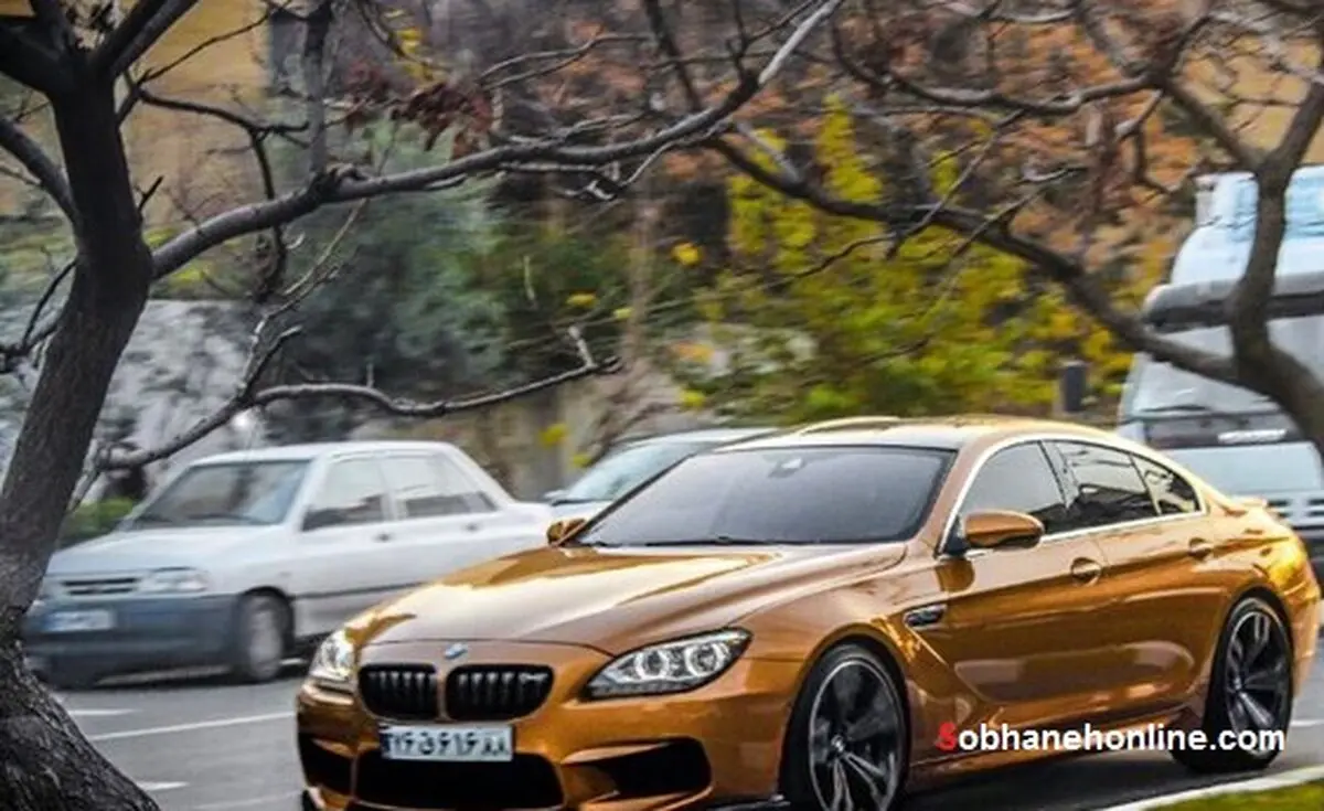عکس/ رنگ ویژه یک BMW در ایران