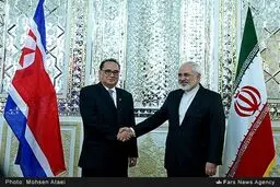 دیدار وزرای خارجه ایران و کره شمالی/ عکس