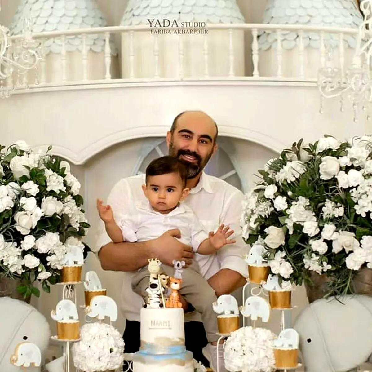 جشن یک سالگی پسر محسن تنابنده/ عکس