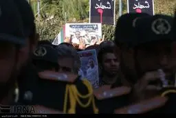 تشییع پیکر خبرنگار ایرانی فاجعه منا /عکس