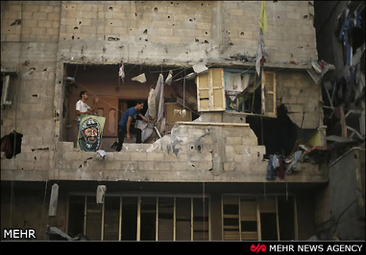 روزگار مردم غزه در این ویرانه‌ها می‌گذرد /گزارش تصویری