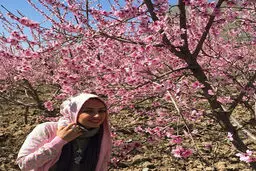تصویر دیدنی از نفیسه روشن در روز سیزدهم فروردین امسال