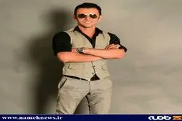 ژست خاص امین حیایی/ عکس