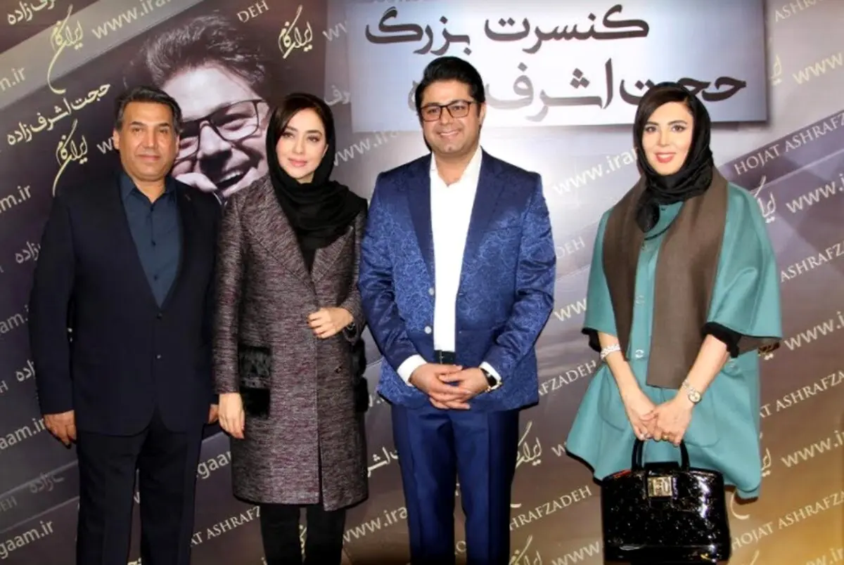 دو بازیگر زن معروف در کنسرت آقای خواننده /عکس