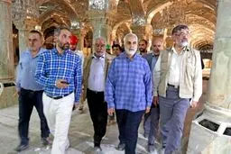 بازدید سردار سلیمانی از حرم امیرالمومنین(ع)/تصاویر