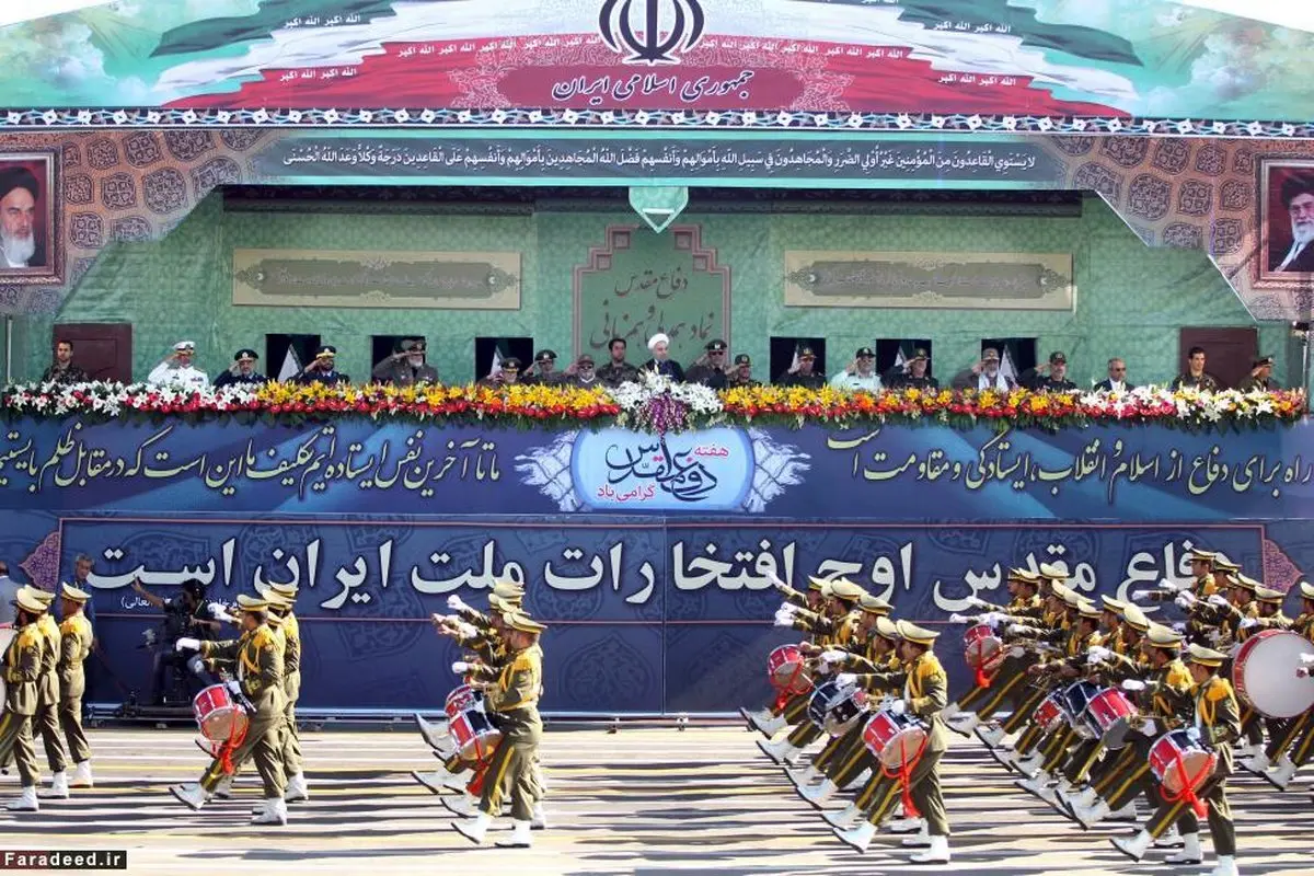 گزارش رویترز از رژه‌ نیروی مسلح ایران/تصاویر
