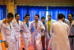 کودکان اوتیسم در اردوی تیم ملی کاراته