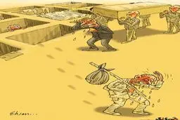 یک نمای دیده نشده از زندگی گور خواب‌ها!/ کاریکاتور