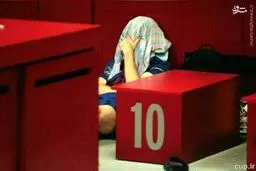 عکس/ شکار لحظه‌اي از مسی در رختکن