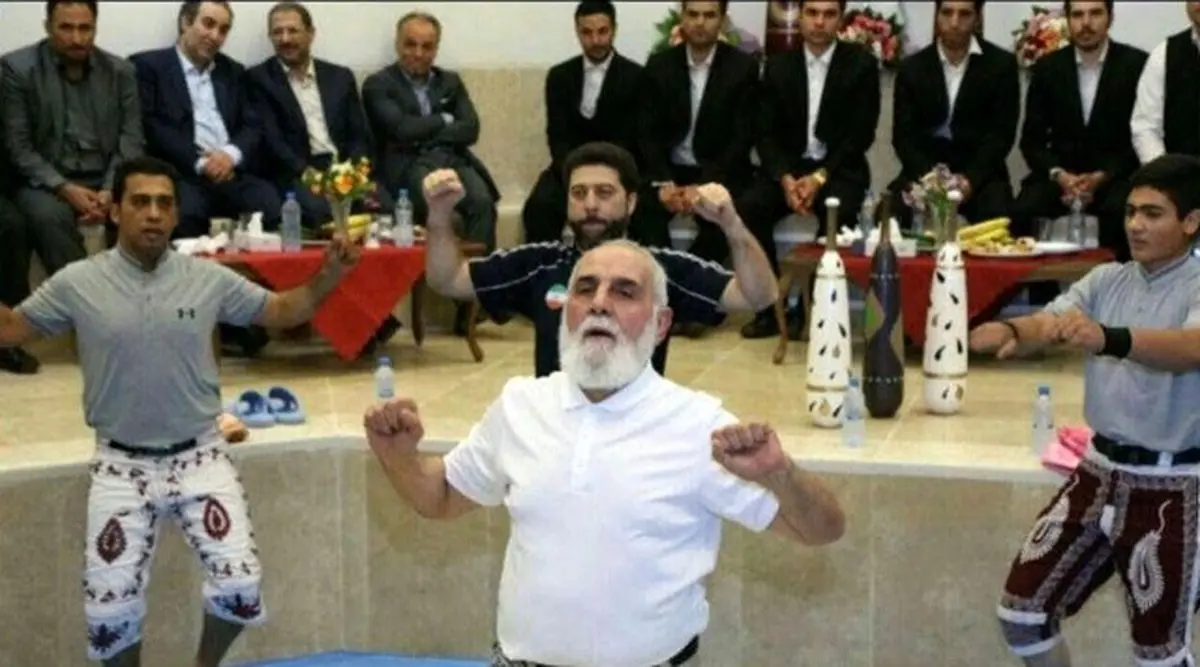 ورزش ناطق‌ نوری در زورخانه بانک مرکزی +عکس