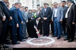 عکس/ کلنگ زنی مسکن امید